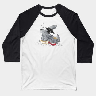 Dust Bunny Grad Baseball T-Shirt